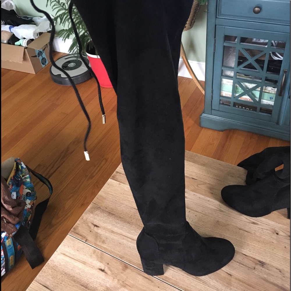 Christian Siriano Thigh High Heel Boots